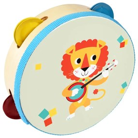 Játékhangszer Tambourine Animal Band – Rex London