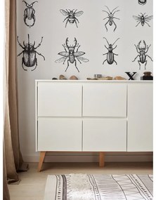 Swing fehér fiókos gyerek komód, 148 x 92 cm - Pinio