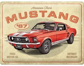 Fém tábla Ford Mustang - GT 1967 Red