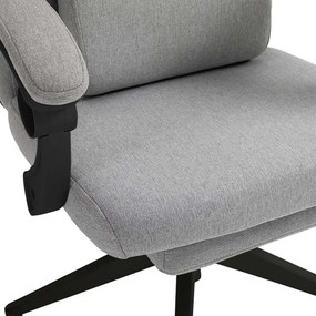 Fejtámlás irodai forgószék - több színben-világos szürke