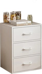 BeComfort fiókos szekrény 48x30x38 cm fehér FUR1921-1