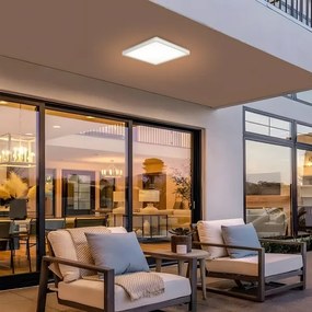 Brilagi - LED Fürdőszobai lámpa ULTRA SLIM LED/18W/230V 30x30 cm fehér IP54