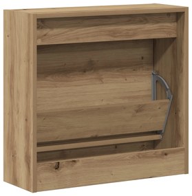 Cipőtartó Artisan tölgy 60x21x57 cm Mérnöki Fa
