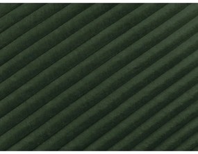 Sötétzöld kárpitozott ágyneműtartós franciaágy ágyráccsal 160x200 cm Jade – Bobochic Paris