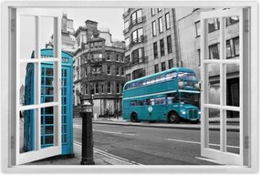 Poszterek 60x40 Petrol blue in London