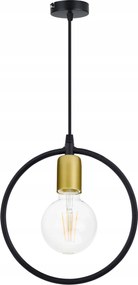 Függő mennyezeti lámpa Zwis Edison Loft 1 E27 kör