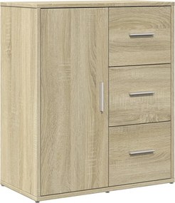 vidaXL sonoma tölgy színű szerelt fa tálalószekrény 60 x 31 x 70 cm
