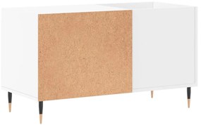 fehér szerelt fa hanglemezszekrény 85x38x48 cm