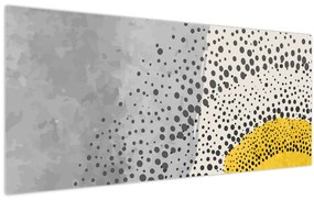 Kép - N⁰3 strand absztrakt festménye (120x50 cm)