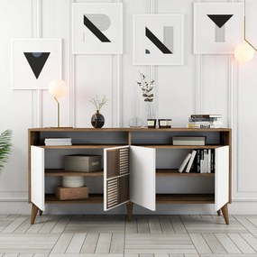 Milan 160 - Walnut, White
