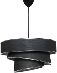 Függőlámpa, Couper - Fekete, Silver