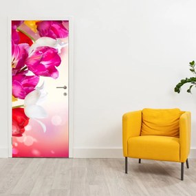 Fotótapéta ajtóra - Tulipánok (95x205cm)