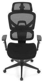 Fekete Szövet Irodai Szék, Szinkron Mechanikával. KA-Q8203 BK