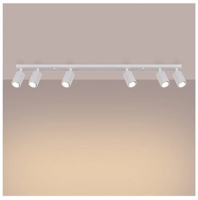 Fehér spotlámpa 6,5x117 cm Gleam – Sollux