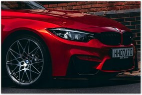 Poszterek 120x80 Piros Bmw Autó