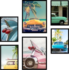 Extra Szett 6db-os Képek Poszterek keretben KP327