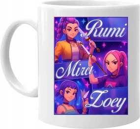 Ajándék bögre a Pop Demon Hunters film rajongóinak Rumi, Mira és Zoey