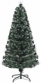 Mű karácsonyfa dekoratív vonós lámpákkal Zöld 120 cm PVC