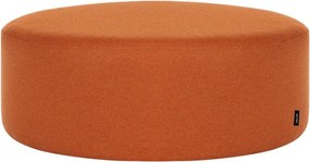 Terrakotta színű gyapjú puff Folk – noo.ma