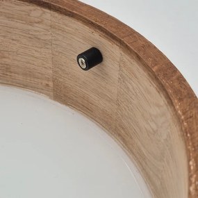 Brilagi - LED RGBW dimmelhető mennyezeti lámpa CARVALHO 1xE27/15W/230V Wi-Fi tölgy átm. 27,5 cm