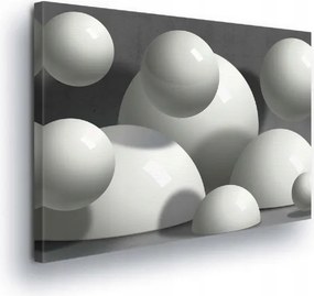 Vászonkép 100x75 Absztrakt 3D gömbök formák minimalizmus modern