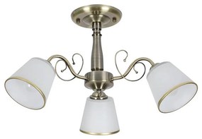 LOSANNA rúdon függesztett csillár 3xE14/40W/230V sárgaréz