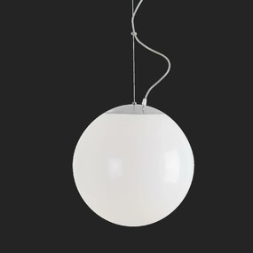 Osmont 64267 Isis L3 Pm Hp függesztett műanyag lámpa rozsdamentes acél polírozott fehér I