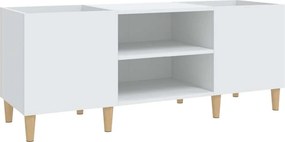 vidaXL fehér, rétegelt lemezszekrény 121 x 38 x 48 cm, fa textúra