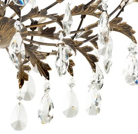 ONLI - Mennyezeti lámpa TERESA 5xE14/6W/230V bronzszínű