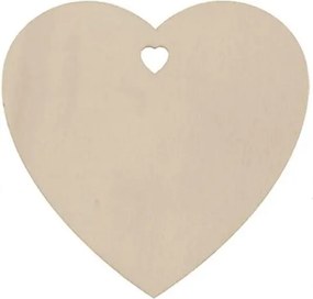 Szívecske Karácsonyi Fa Medál 10cm Karácsony