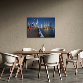 Kép - Alkonyat Rotterdamban, Hollandia (70x50 cm)