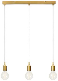 Bronx aranyszínű háromágú mennyezeti lámpa - Markslöjd