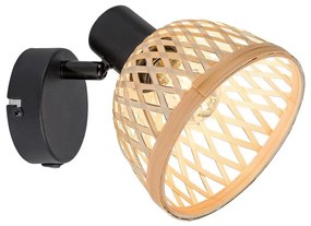 Rabalux 3133 - Fali spotlámpa RATTAN 1xE14/15W/230V rattan