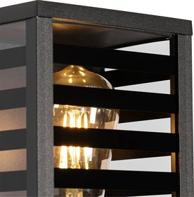 Modern kültéri fali lámpa fekete 26 cm IP44 - Reims