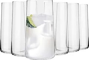 Víz- És Italpoharak Magas 540 ml 6 db-os szett Krosno Italokhoz