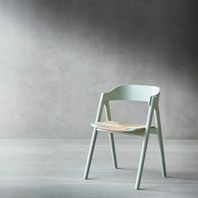 Mette világoszöld bükkfa étkezőszék rattan ülőfelülettel - Findahl by Hammel