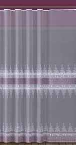 Mg Függöny 623/768 fehér/BR Rózsaszín 400x250 kész Bt