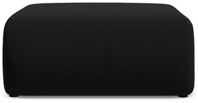 Fekete bársony lábtartó Ekahi – Makamii