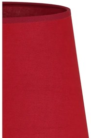 Duolla - CLASSIC M E27 asztali lámpa búra, 24 cm, piros