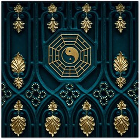 Poszterek 30x30 Absztrakt Arany harmónia