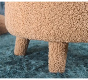 Gyerekfotel PIXI, átmérő 46 cm, barna