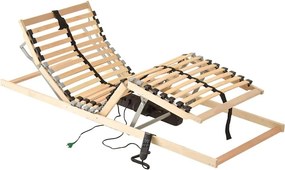 vidaXL Lécalap Barna 100 x 190 cm Tömör bükkfa
