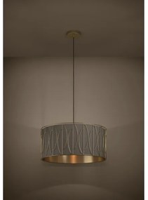 Eglo 390206 - Csillár zsinóron COROJAL 1xE27/40W/230V arany/barna