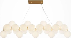 MAYTONI MOD547PL-25BS DALLAS Glamour Függesztett Lámpa Matt Fehér, Arany G9 IP20