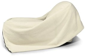 Krémszínű buklé gyerek babzsákfotel Cocoon 100 – SLOWDOWN