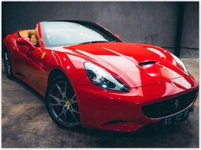 Poszterek 135x100 Ferrari Cabrio kabrió