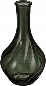 Üveg váza zöld 9x17cm