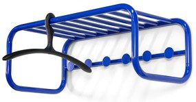 Kék fém fali fogas polccal Retro – Spinder Design