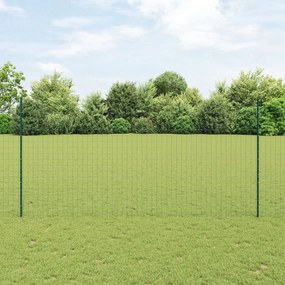 Euro Kerítés 2 db Zöld Porszórt Acél 10 x 1.6 m Tartós