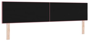 LED Fejtámlás Gombos Rózsaszín 100 cm Bársony